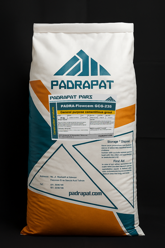 گروت سیمانی PADRA-Flowcem GCG-235 با کاربرد گسترده کیسه ۲۵ کیلویی